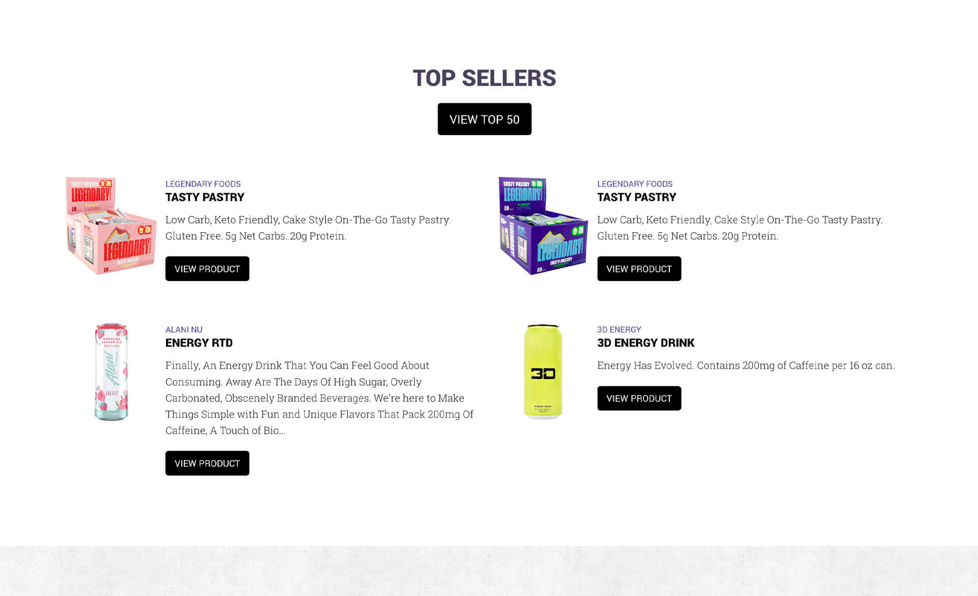 Store Landing Experience