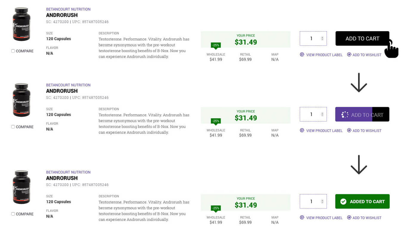 Quick Add To Cart Animation