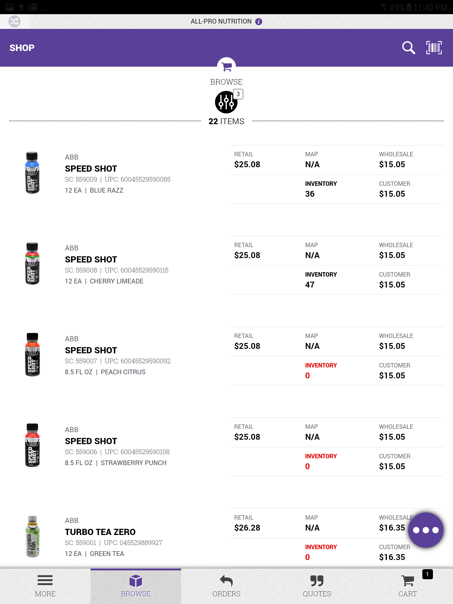 Filter and sort indicator after applying selected Image