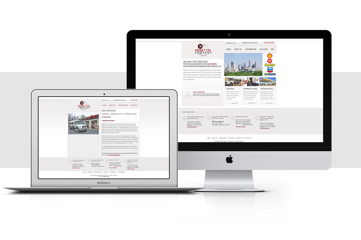 Becoming Design- Nisbet Oil Company